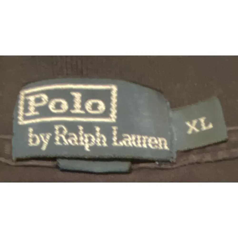 Polo Ralph Lauren Black Solid Polo Shirt Men’s XL Short Sleeve Polo Pony